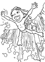 kolorowanka Tarzan do wydruku malowanka Disney numer 34